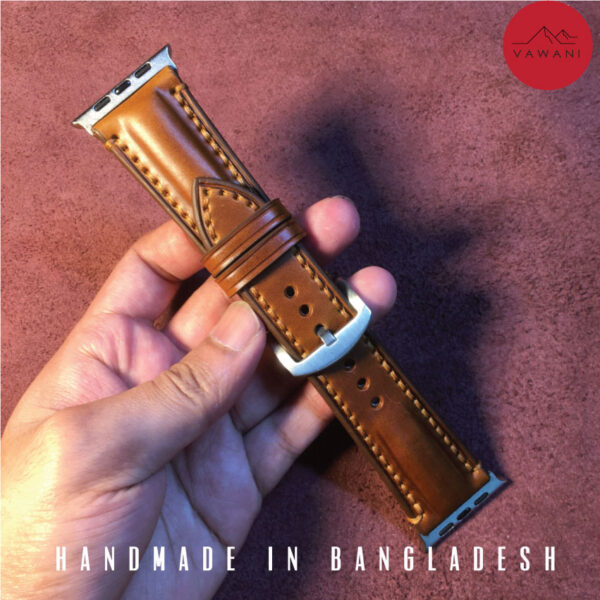 Apple Watch Strap Made of Cow Hide - Image 2