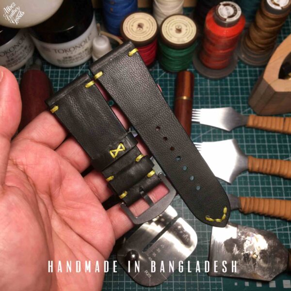 Leather Watch Strap Made of Cow Hide - Image 4